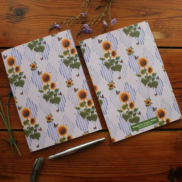 Striking Sunflower Notebook