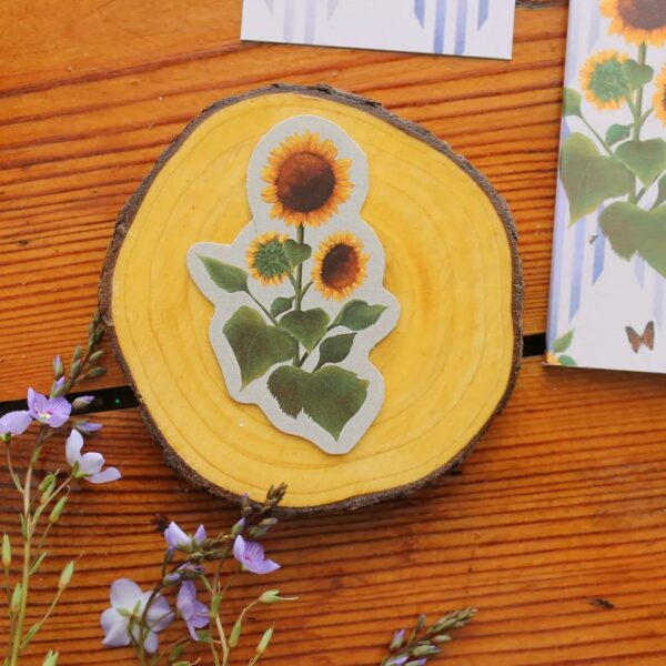 Striking Sunflower Sticker